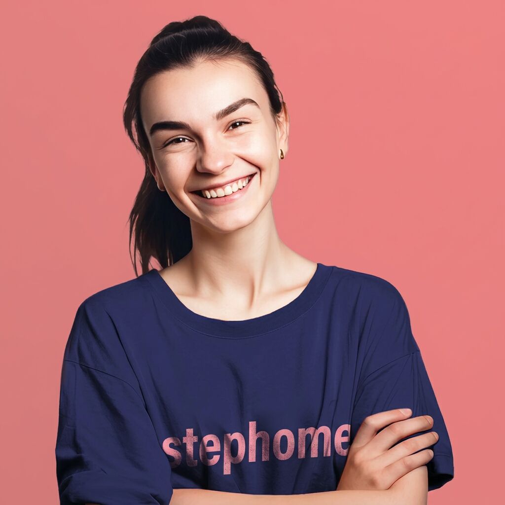 Smilende Stephome-renholder
